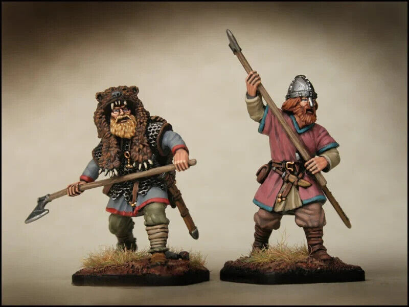 Victrix Warriors Of The Dark Ages 28mm Scale Hard Plastic Vikings Models VXDA001