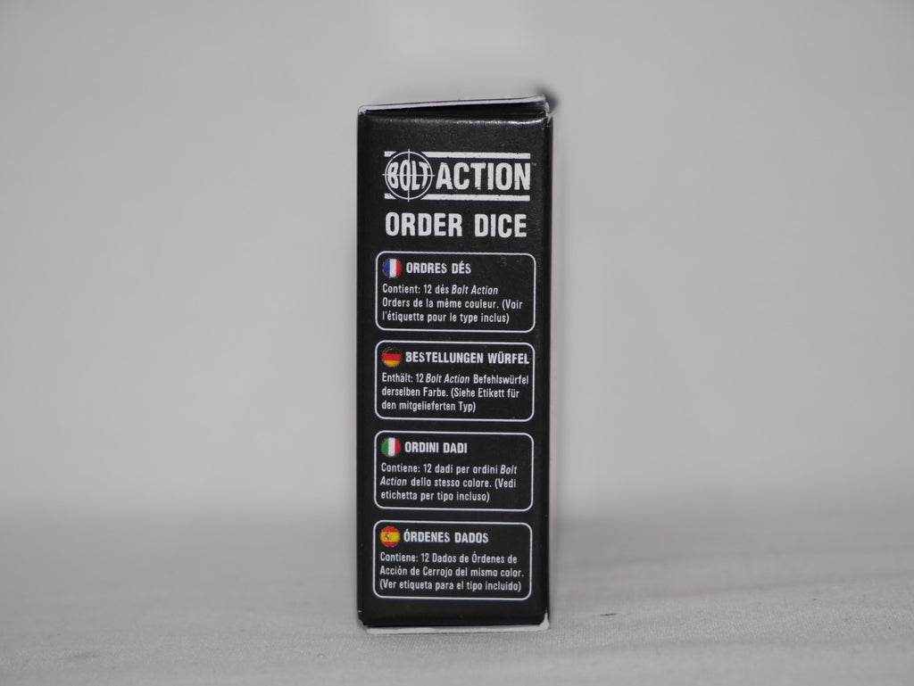 Warlord Games Bolt Action 1:56 Scale 12 Olive Drab Coloured Order Dice - 402616010