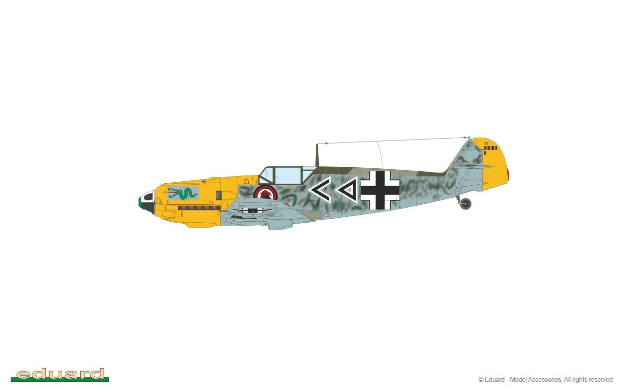 Eduard 1:48 Scale WWII Messerschmitt Bf 109E-4 Weekend Edition Model Kit - 84196