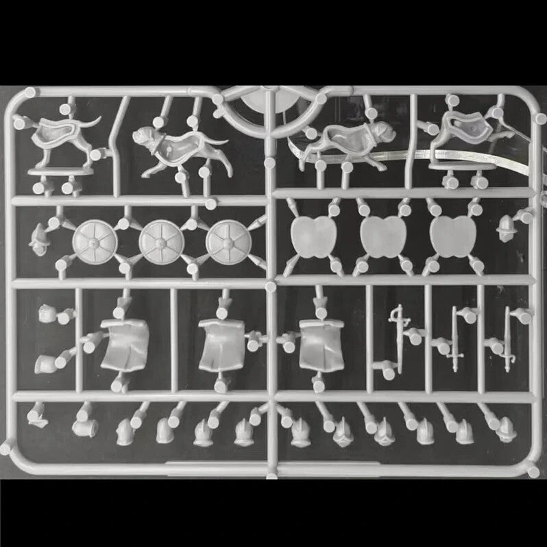 Wargames Atlantic 28mm Hard Plastic Renaissance Heavy Cavalry Figures - WAARN006