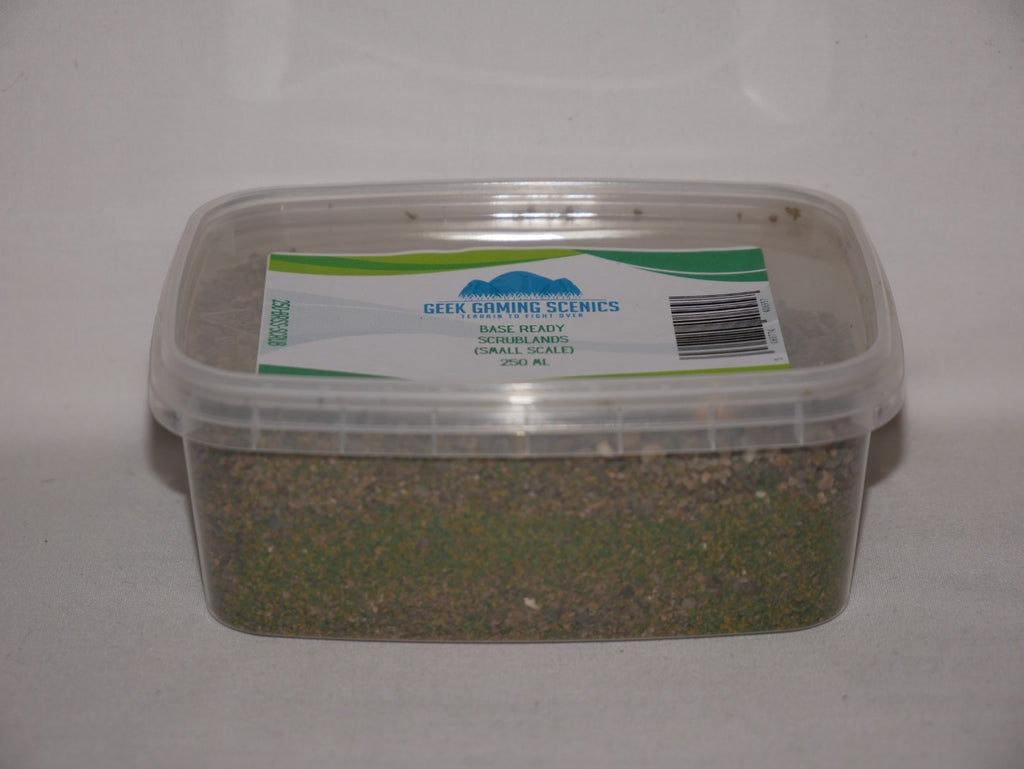 Geek Gaming Scenics Terrain Base Ready Scrublands (Small Scale) - 250-BRSS-SCRUB