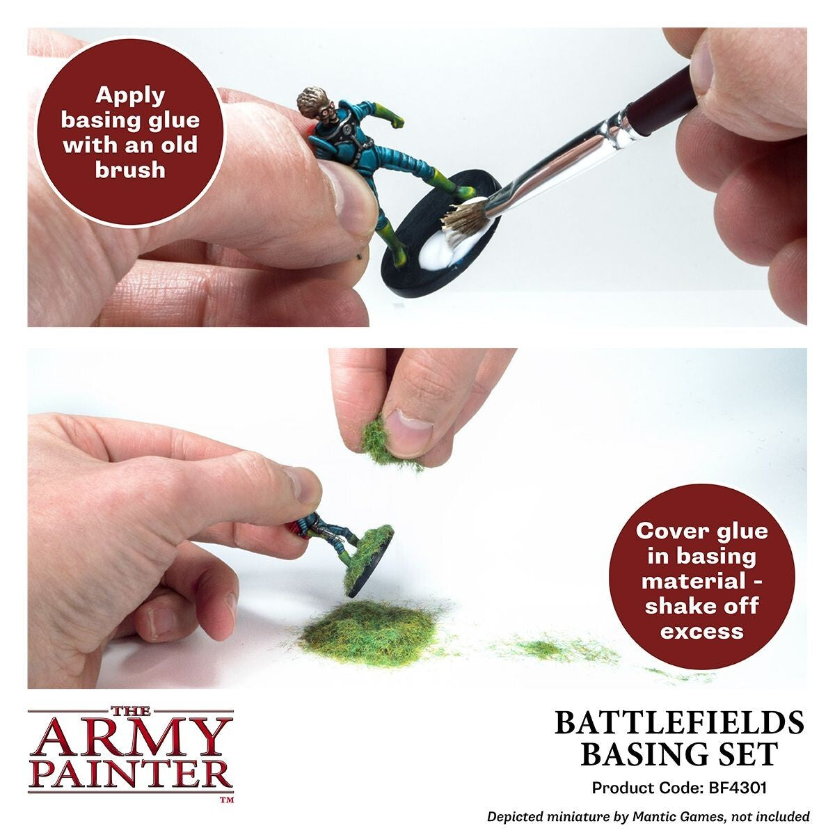 The Army Painter Miniature Wargaming Battlefields Basing Starter Set BF4301