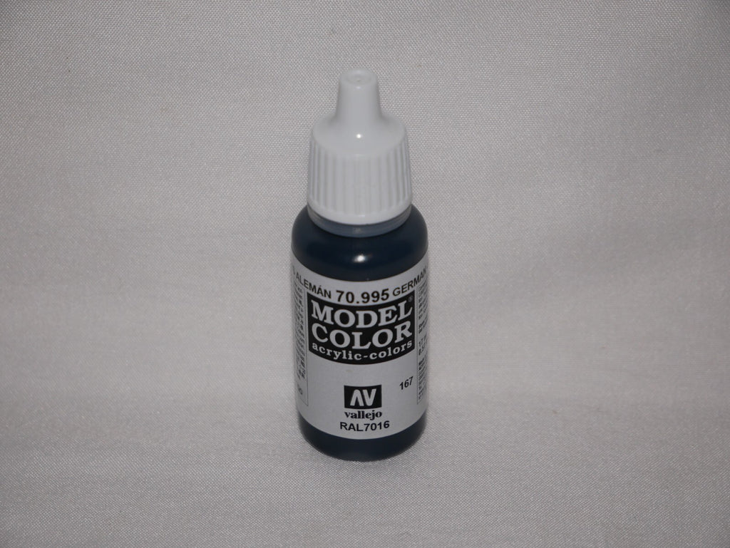 Vallejo Model Color German Grey Acrylic 17ml/0.57 fl oz Dropper Bottle  - 70.995