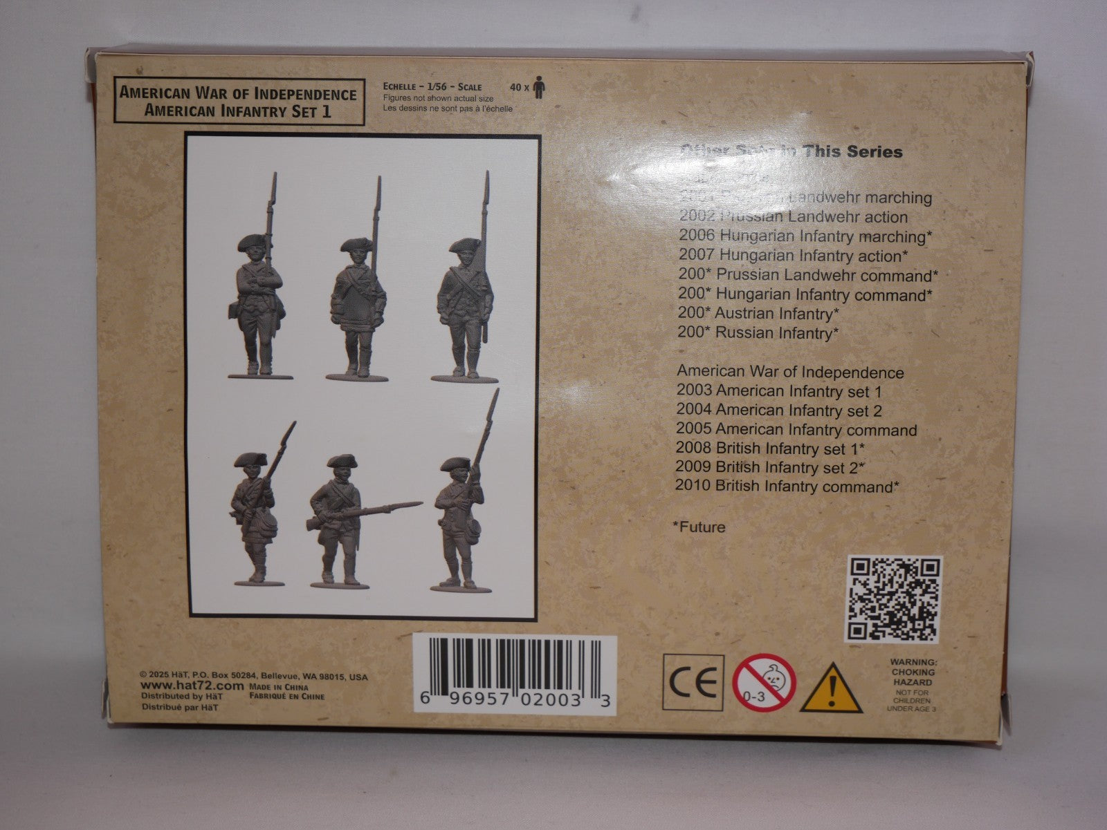 Hat Industrie 1:56 American War Of Independence American Infantry Set 1 - 2003