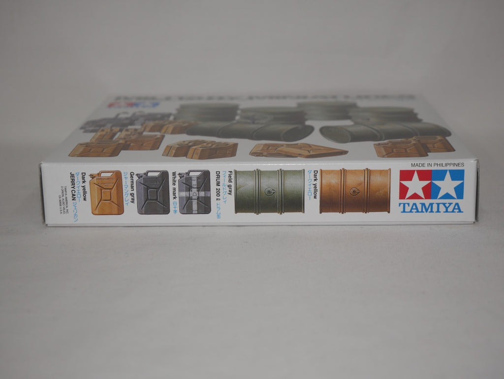 Tamiya Military Miniatures Series No.186 1:35 Scale German Fuel Drum Set - 35186