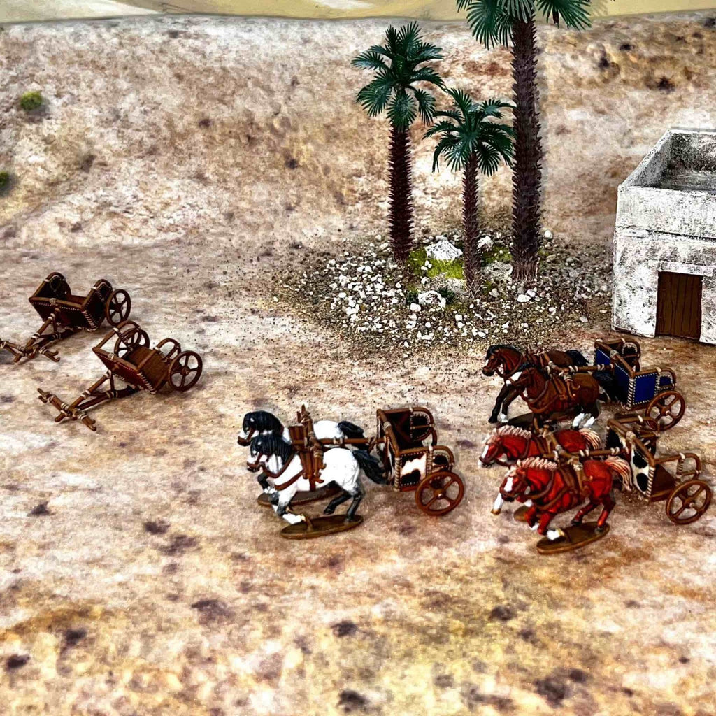 Wargames Atlantic First Empires 28mm Hard Plastic Bronze Age Chariots - WAAFE002