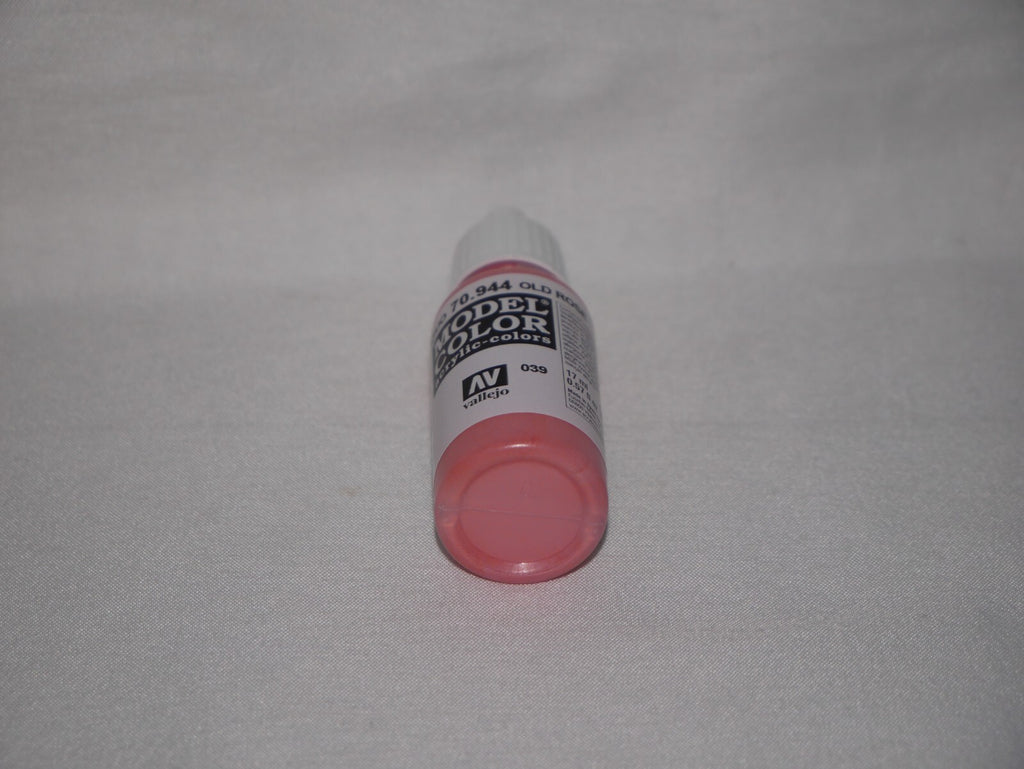 Vallejo Model Color Old Rose Acrylic 17ml/0.57 fl oz Dropper Bottle - 70.944