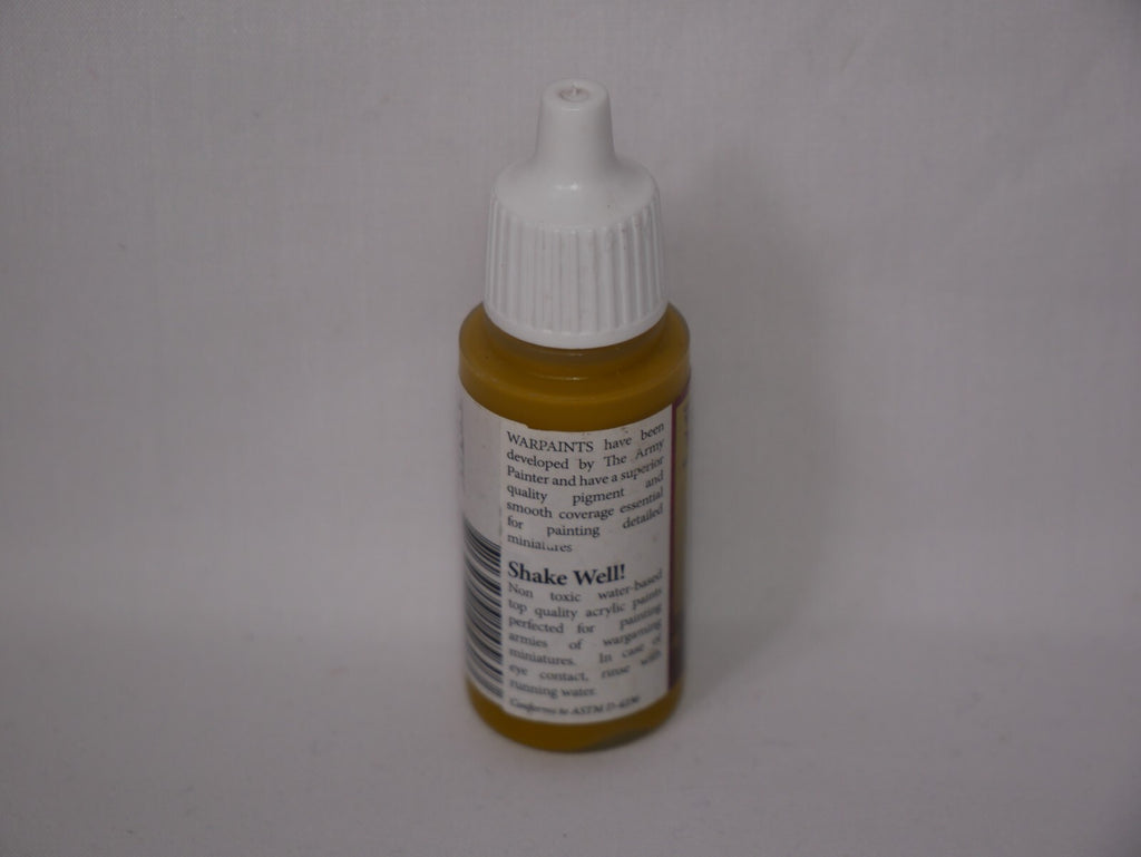 The Army Painter Acrylic Warpaints Sulfide Ochre (18ml) Dropper Bottle - WP1456