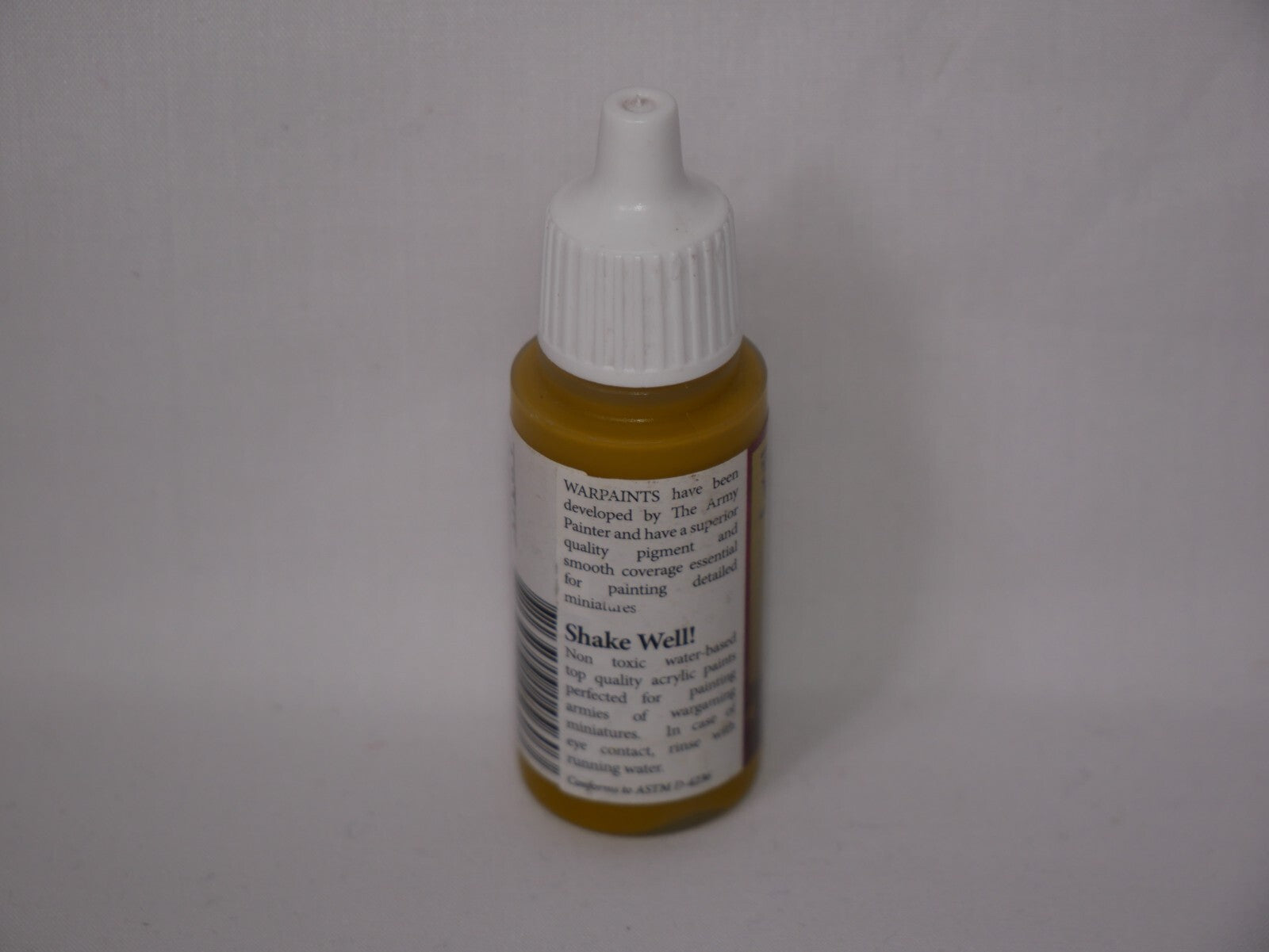 The Army Painter Acrylic Warpaints Sulfide Ochre (18ml) Dropper Bottle - WP1456