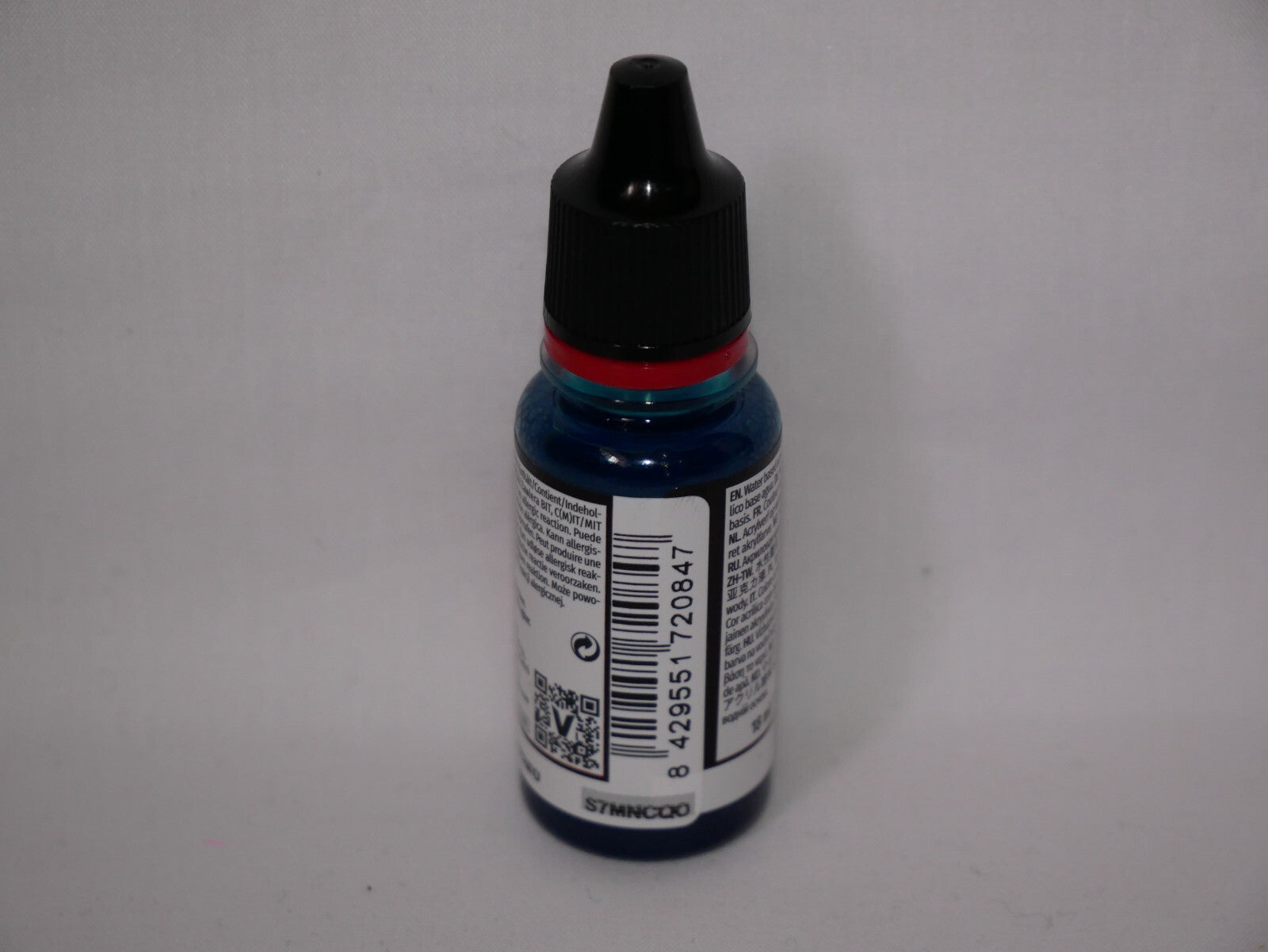 Vallejo Game Color Acrylic Inks Range Dark Turquoise 18ml Dropper Bottle 72.084
