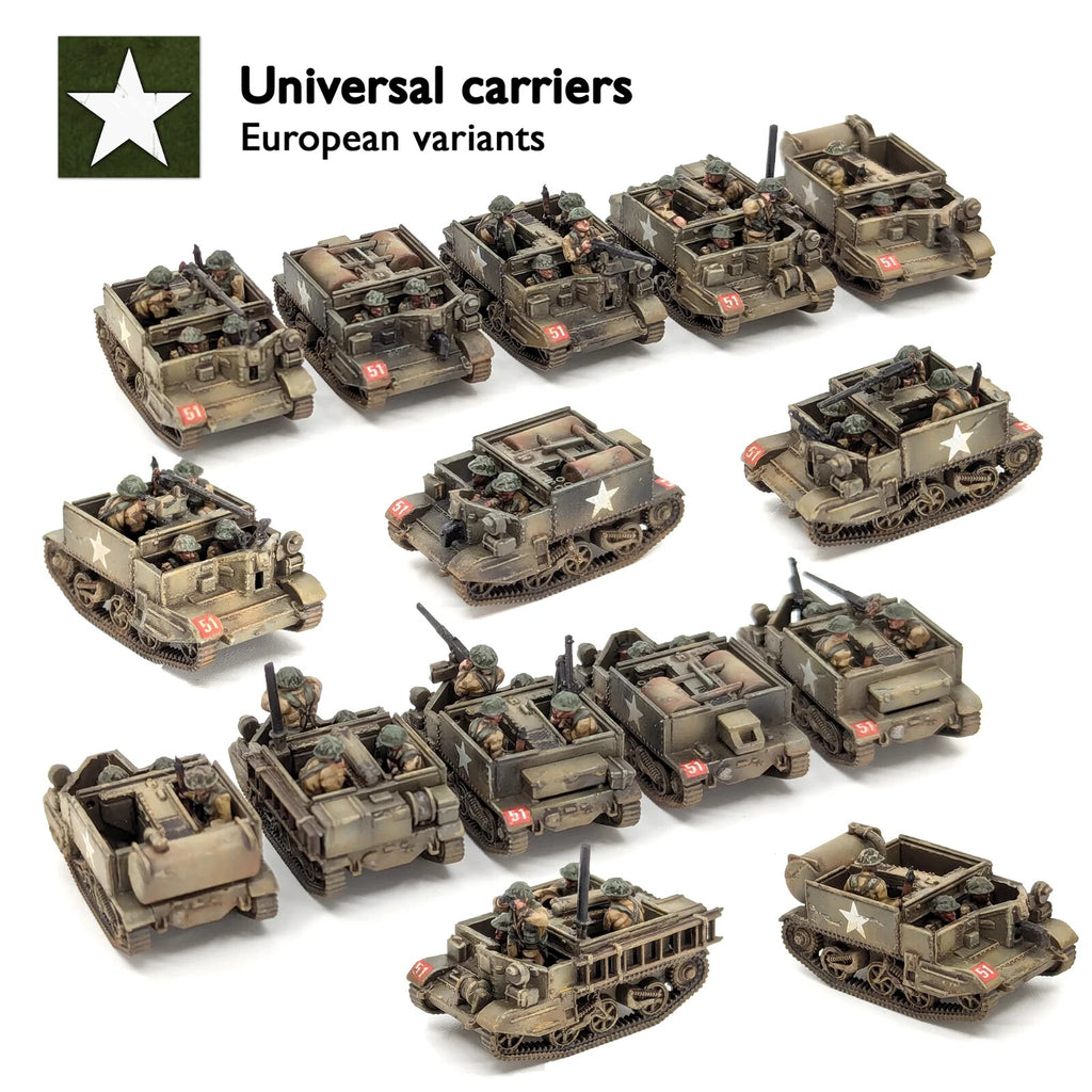 Victrix 1:144 Scale Universal Carrier With Europe & Desert Crew Options VG12031