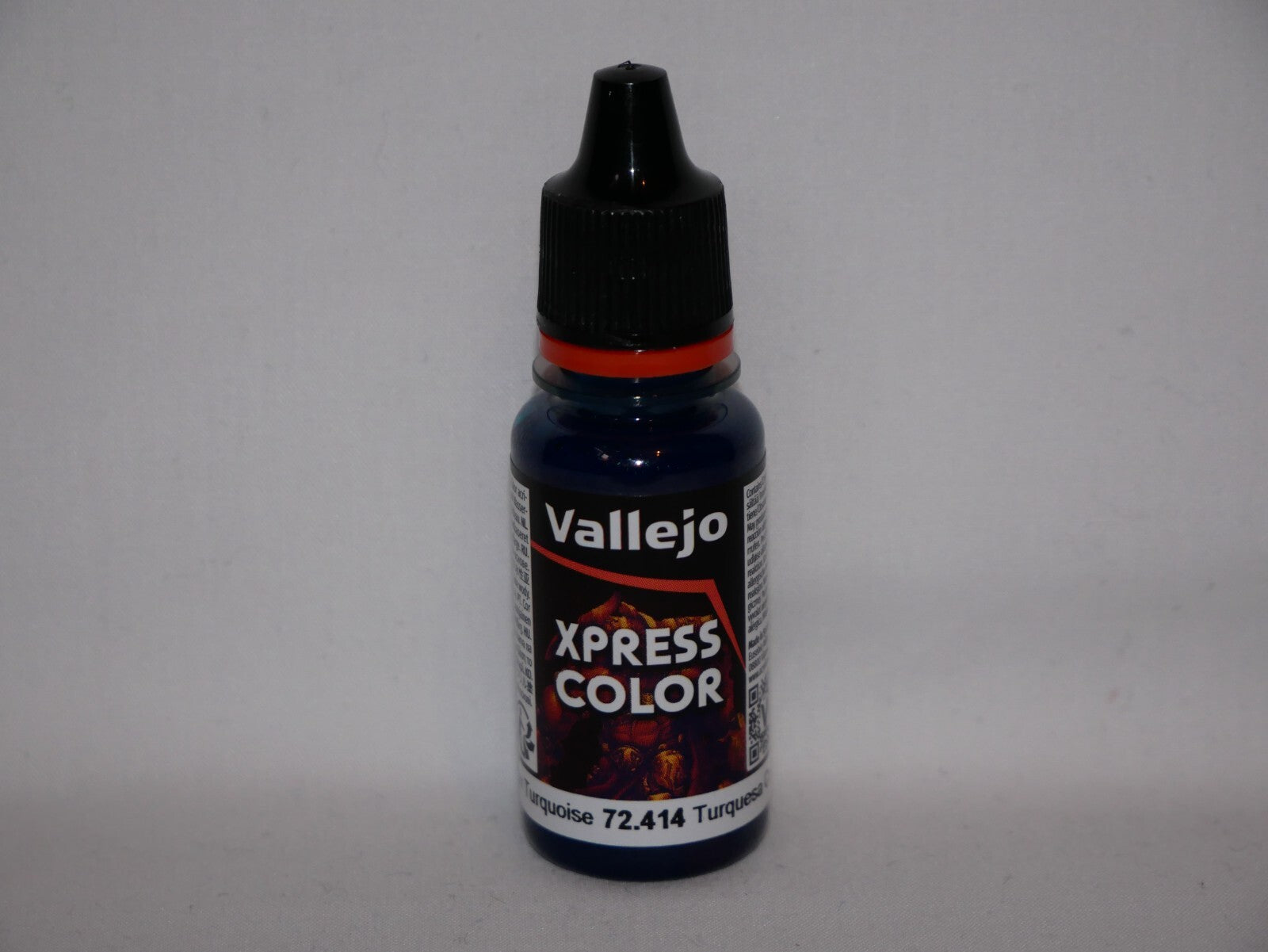 Vallejo Xpress Color Acrylics Caribbean Turquoise 18ml Dropper Bottle - 72.414