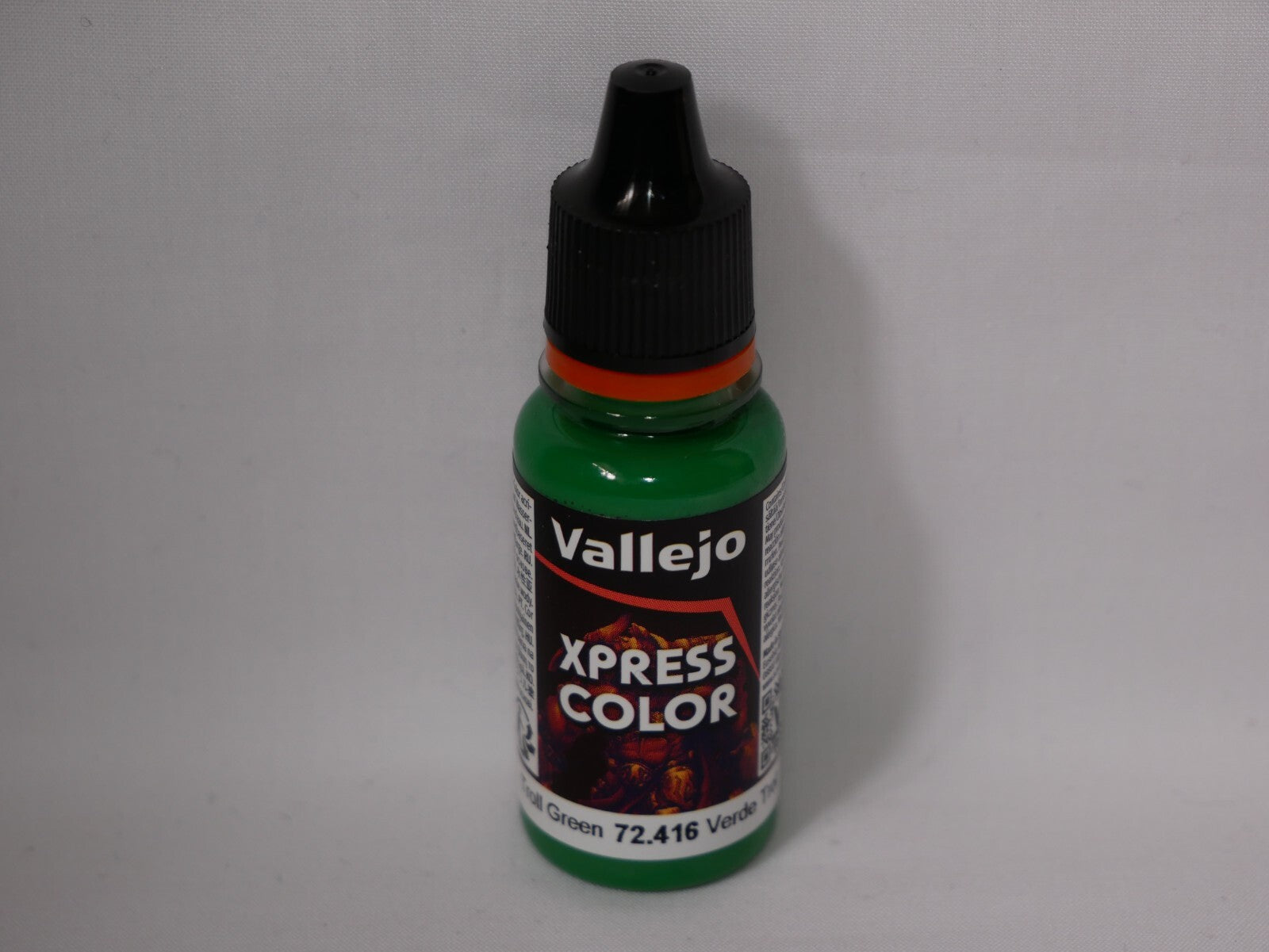 Vallejo Xpress Color Acrylics Troll Green 18ml/0.6 fl oz Dropper Bottle - 72.416