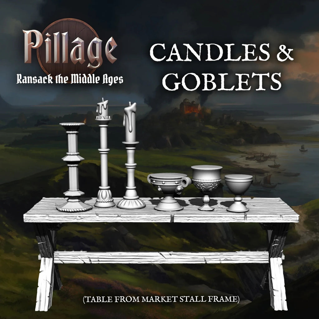 Victrix Pillage Ransack The Middle Ages 28mm Scale Treasure & Chests - VXE011