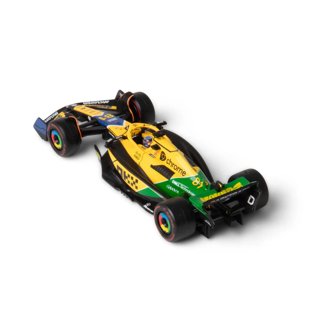 Burago 1:43 McLaren MCL38 Monaco Grand Prix 2024 No.81 Oscar Piastri #18-38215PS