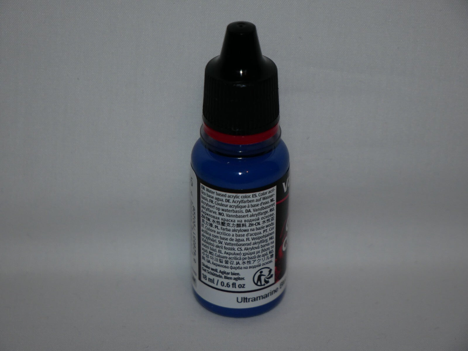 Vallejo Game Color Acrylic Ultramarine Blue 18ml/0.6 fl oz Dropper Bottle 72.022