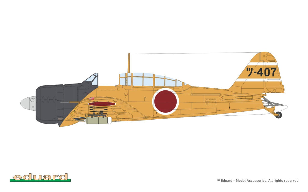 Eduard 1:48 Scale Kamikaze Tokkotai Limited Edition Dual Model Combo Set - 11184