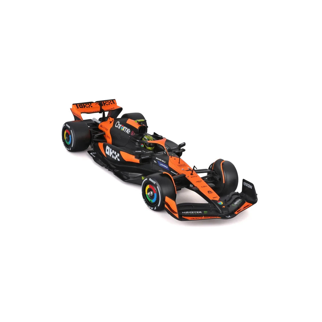 Burago 1:24 McLaren MCL38 Miami Grand Prix 2024 No.4 Lando Norris - #18-28033N