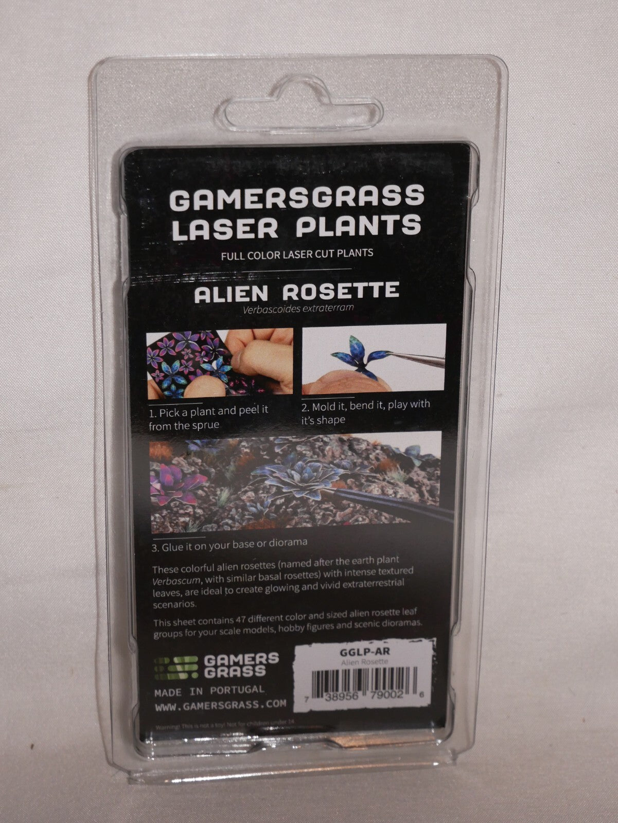 Gamers Grass Full Color Laser Cut Plants Alien Rosette (47) Per Pack GGLP-AR