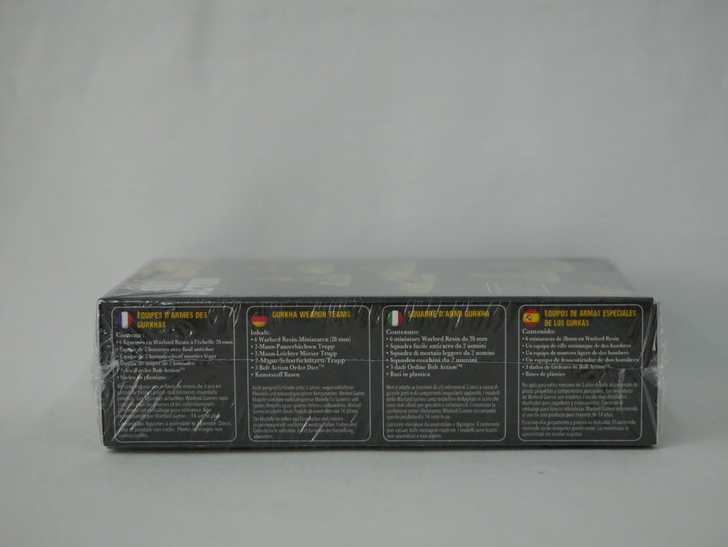 Warlord Games Bolt Action 1:56 (28mm) Scale WWII Gurkha Weapon Team - 403201203