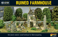 Warlord Games Bolt Action 1:56 Hard Plastic Modular Ruined Farmhouse - 802010004