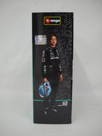 Burago 1:43 Scale Mercedes-AMG Petronas Forumla One Team Pit Pass Diorma Playset - #18-38452R