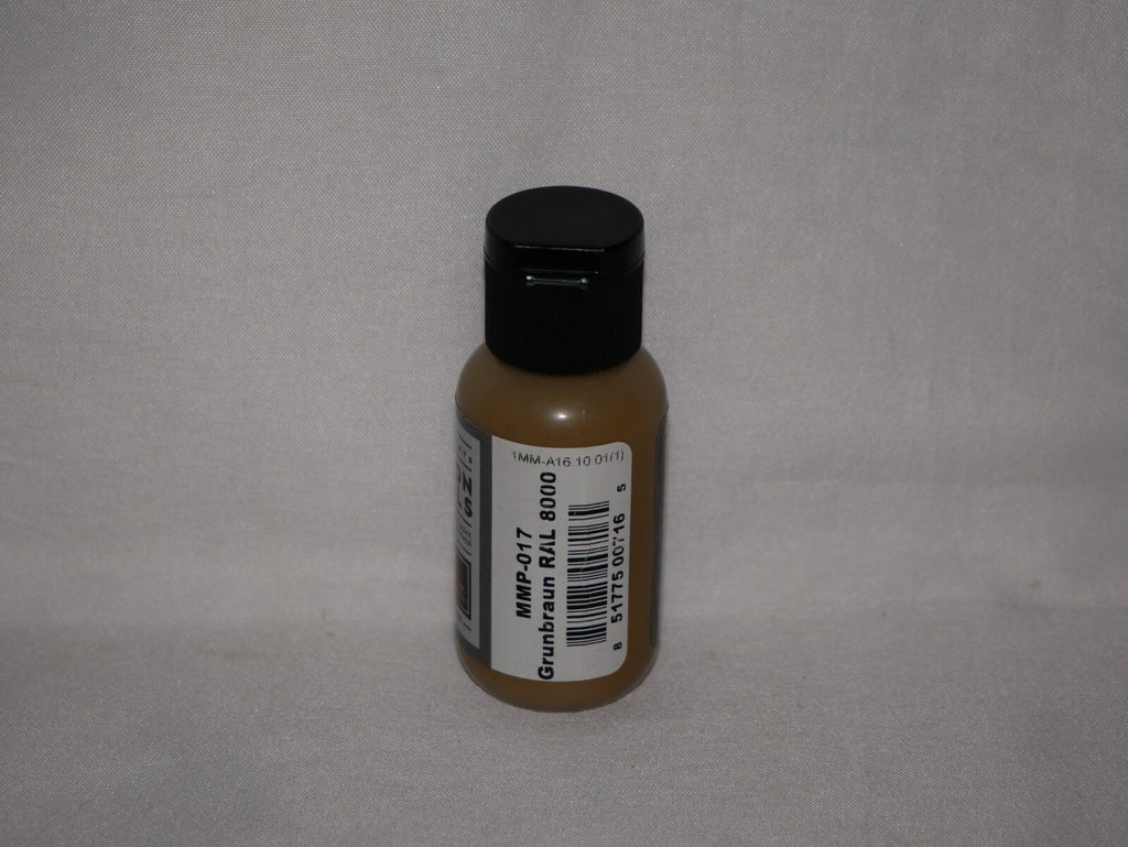 Mission Models Premium Hobby Paints Grunbraun RAL 8000 30ml Bottle (MMP - 017)