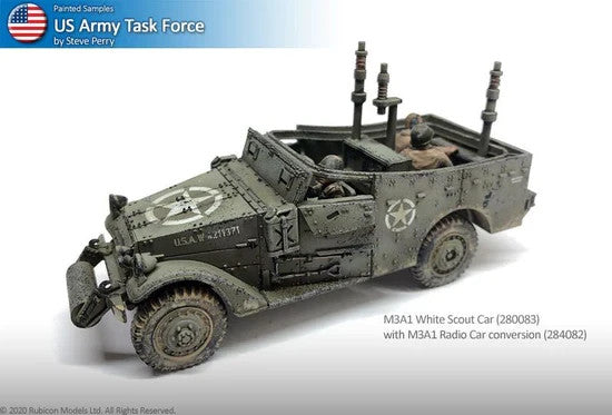 Rubicon Models 1:56 M3A1 Armoured Scout Car (Early & Late Production) - 280083