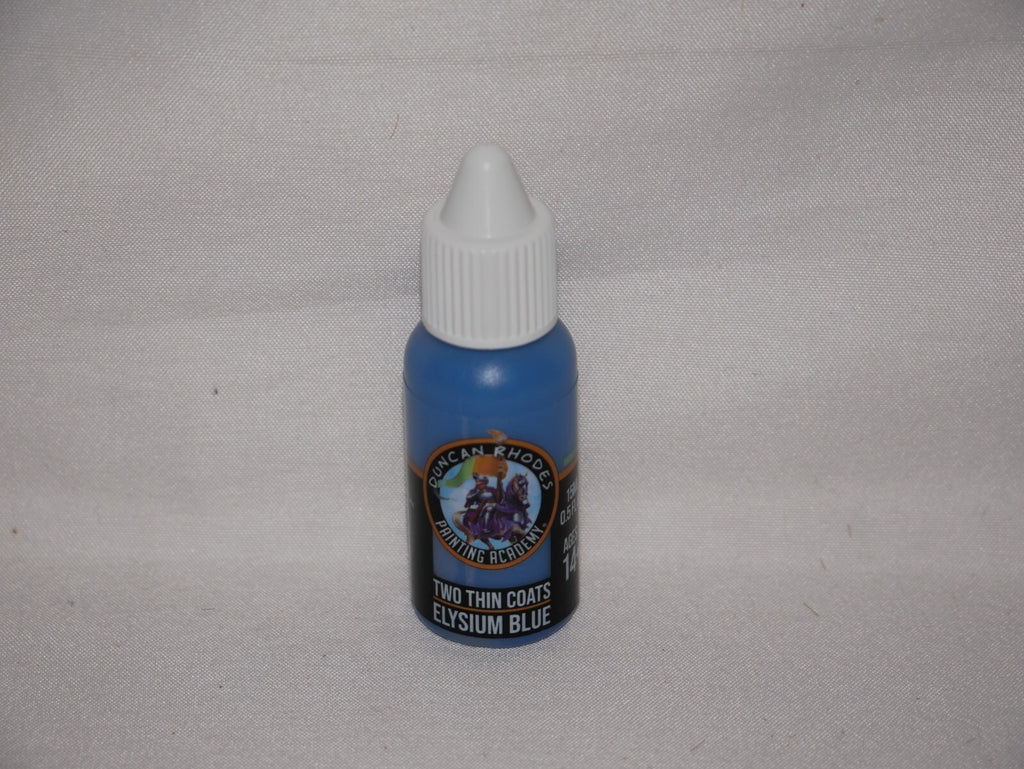 Duncan Rhodes Painting Academy 'Two Thin Coats' Elysium Blue 15ml Dropper 10008