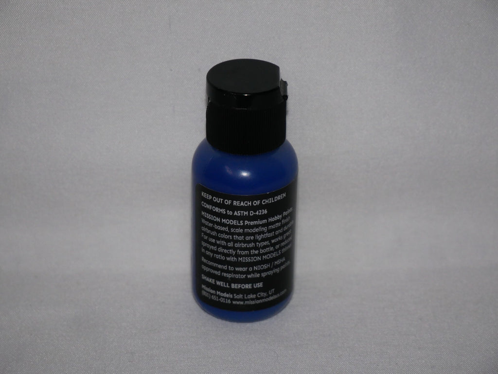 Mission Models Premium Hobby Paints Blue 30ml / 1 fl oz Bottle (MMP - 048)