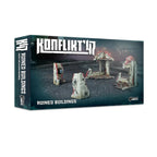 Warlord Games Konflikt 47 1:56 Scale Hard Plastic Ruined Buildings - 452000202