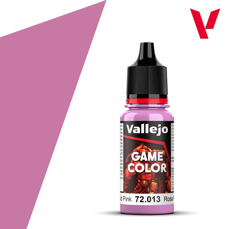 Vallejo Game Color Acrylic Range Squid Pink 18ml/0.6 fl oz Dropper Bottle 72.013