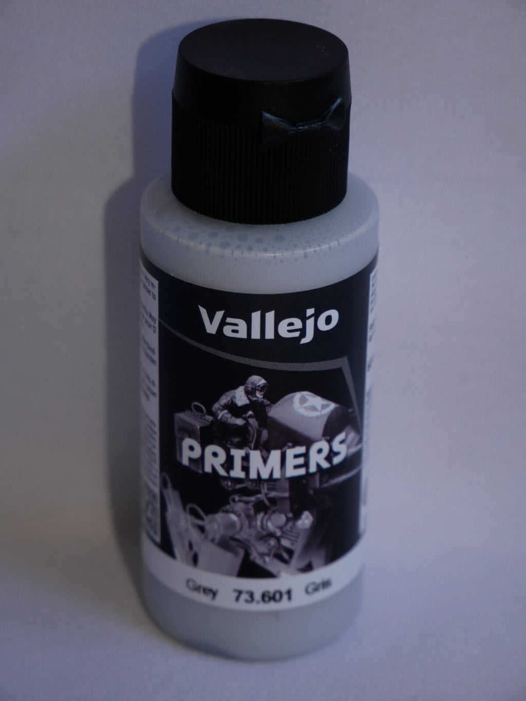 Vallejo Polyurethane Surface Primer Grey Gris 60ml / 2.02 fl oz Bottle - 73.601