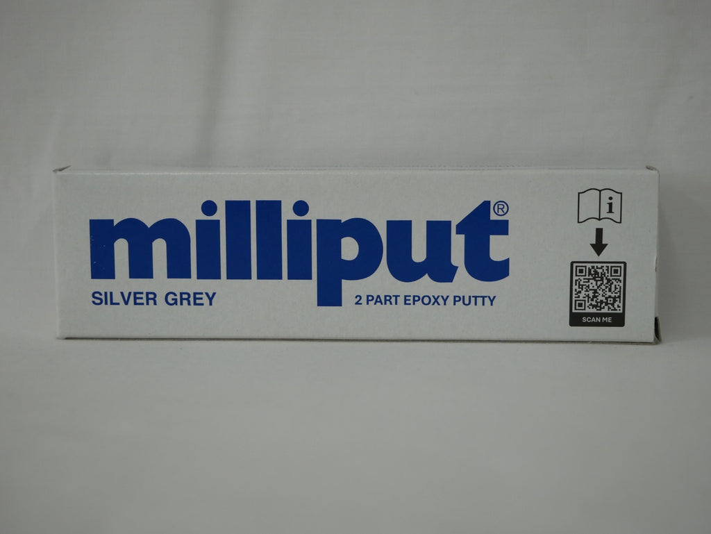Milliput Silver Grey Two Part Specially Formulated Epoxy Putty (113.4g) Per Pack - MILLSG