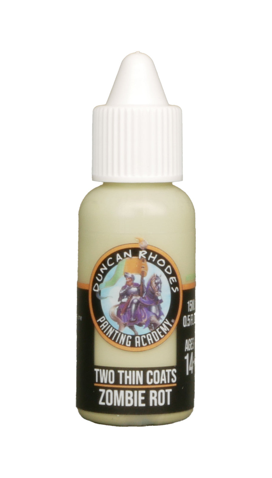 Duncan Rhodes Painting Academy Two Thin Coats Range Zombie Rot 15ml Bottle 10137