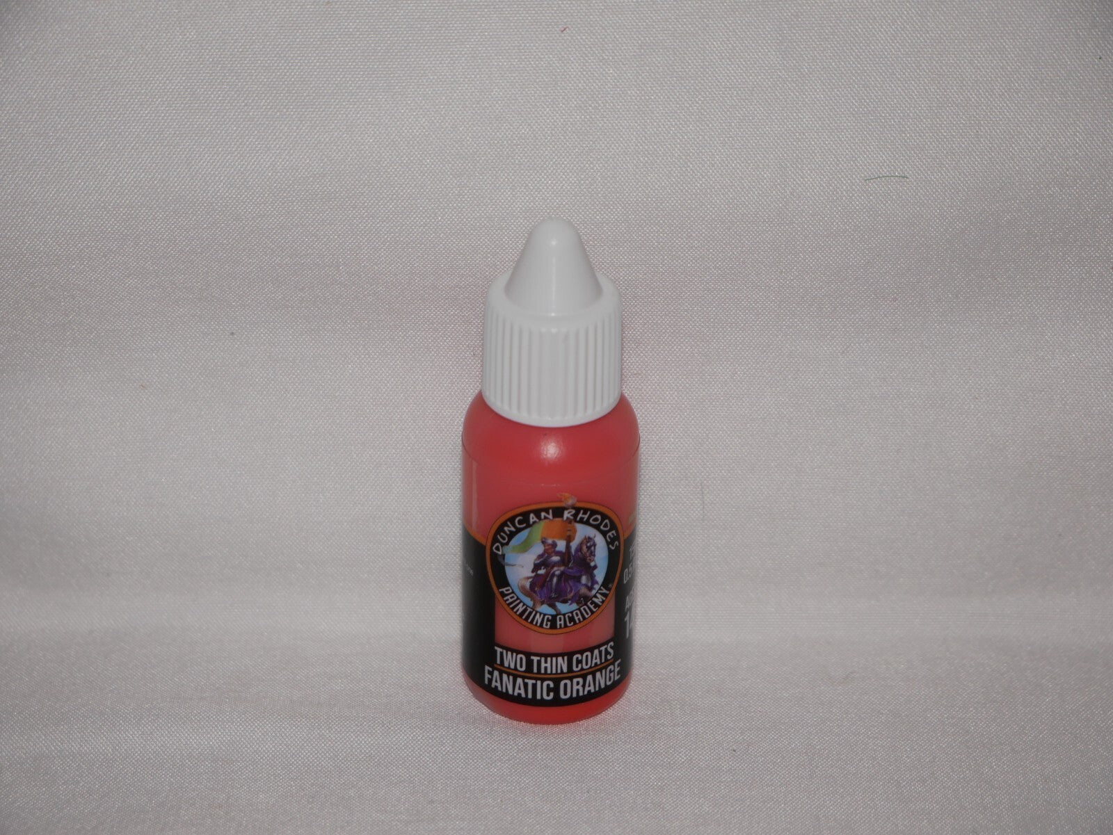 Duncan Rhodes Painting Academy Two Thin Coats Fanatic Orange 15ml Dropper 10011
