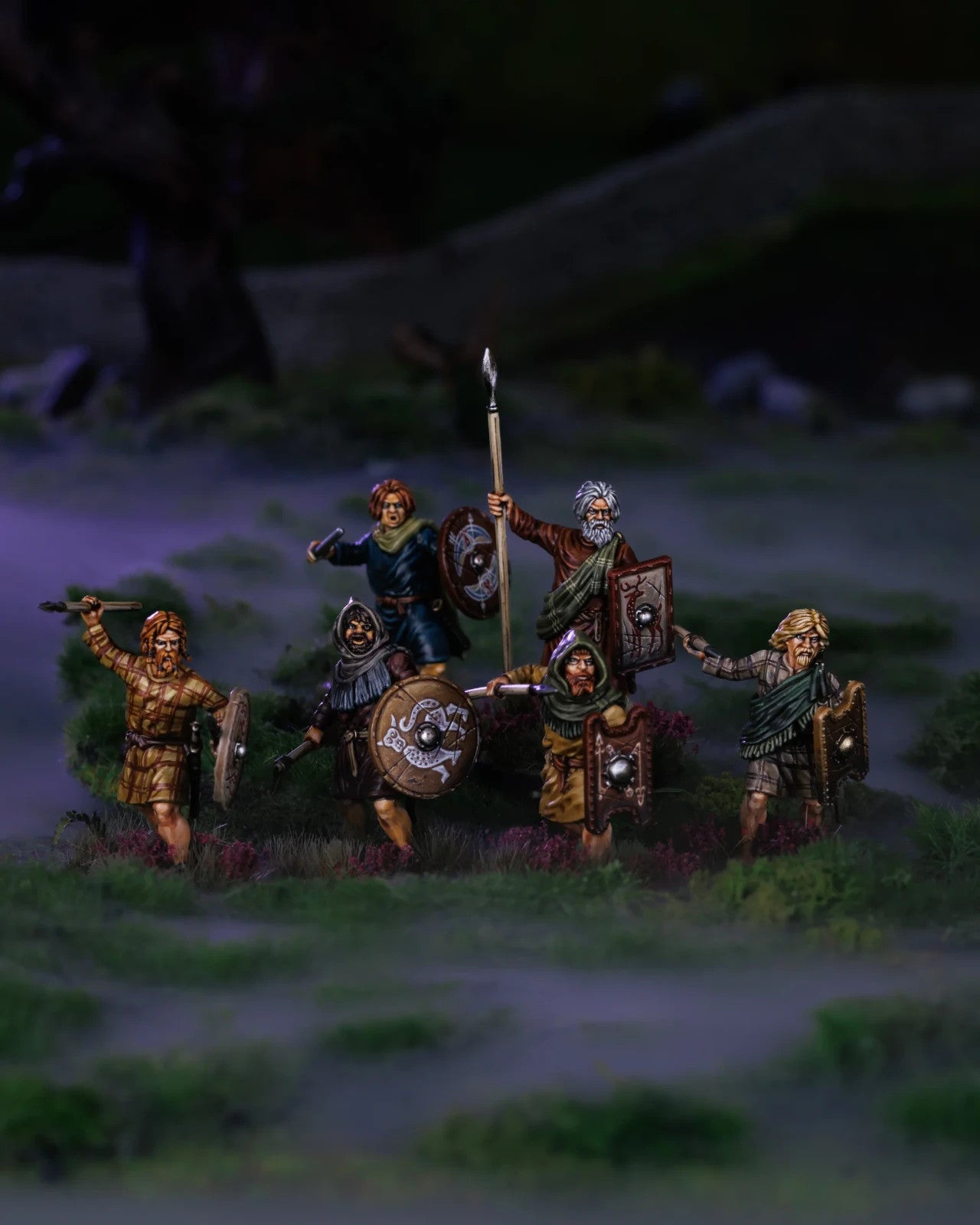 Victrix Warriors Of The Dark Ages 28mm Hard Plastic Scots/Picts Warriors - VXDA019
