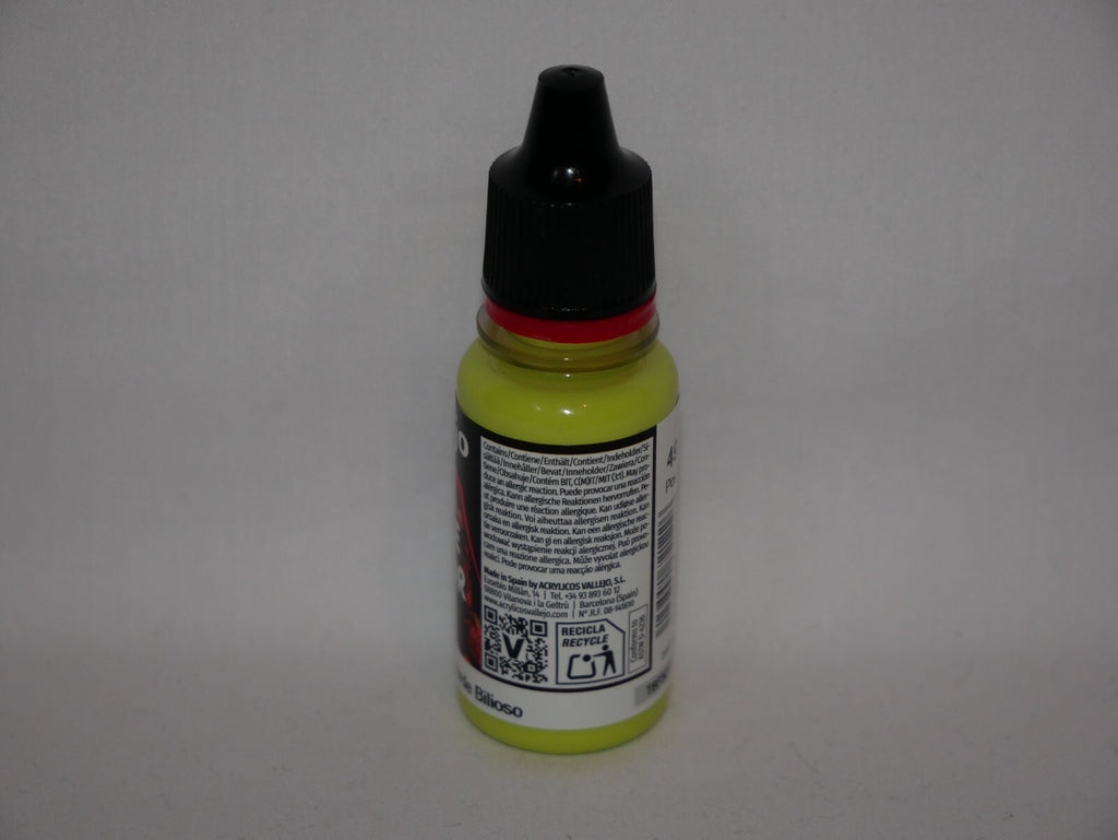 Vallejo Game Color Acrylic Range Bile Green 18ml/0.6 fl oz Dropper Bottle 72.122