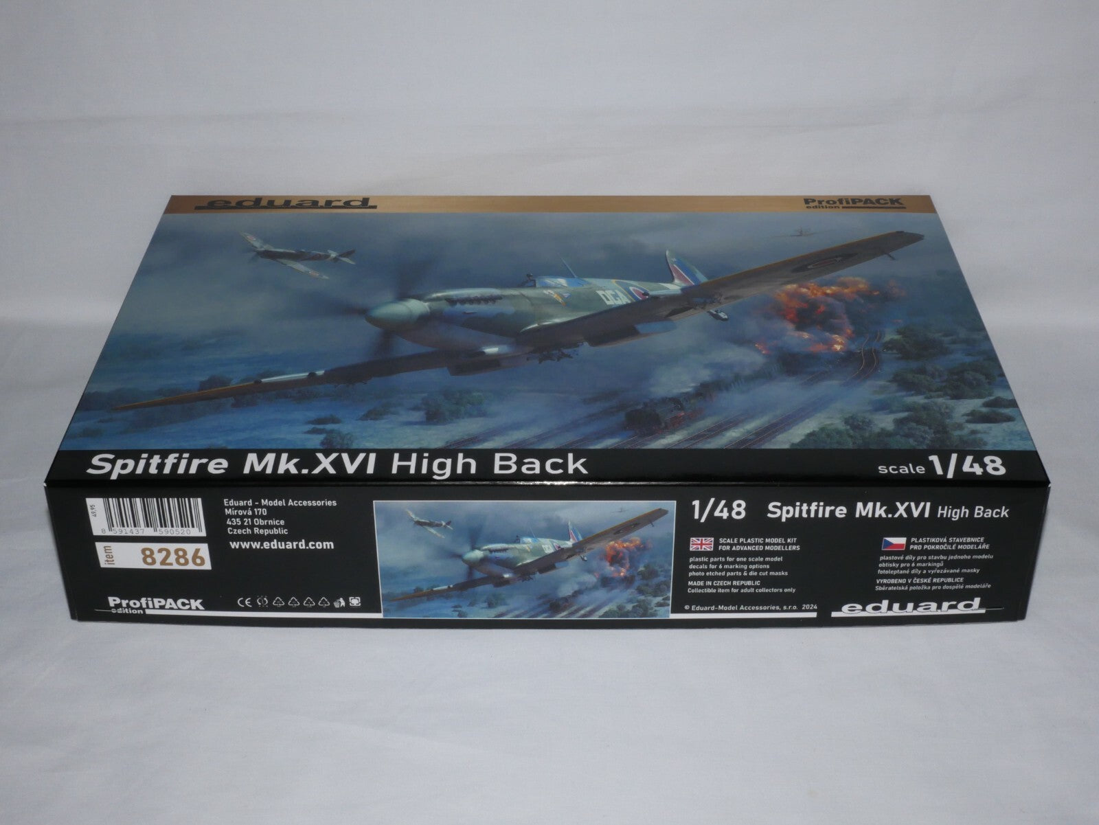 Eduard 1:48 Scale Supermarine Spitfire Mk.XVI High Back ProfiPACK Edition - 8286