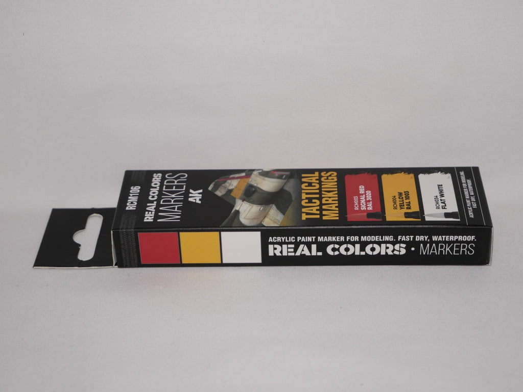 AK Interactive Real Color Acrylic Markers Tactical Markings 3 Piece Set - RCM106