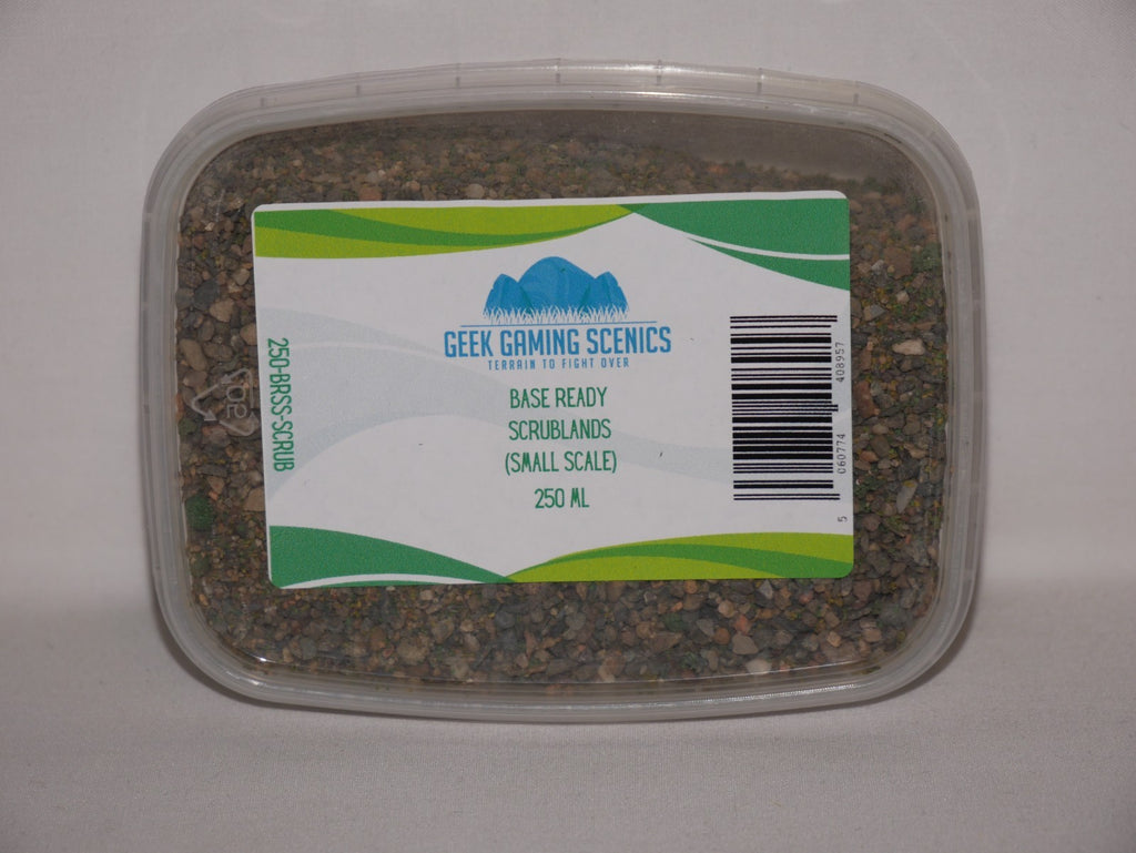Geek Gaming Scenics Terrain Base Ready Scrublands (Small Scale) - 250-BRSS-SCRUB