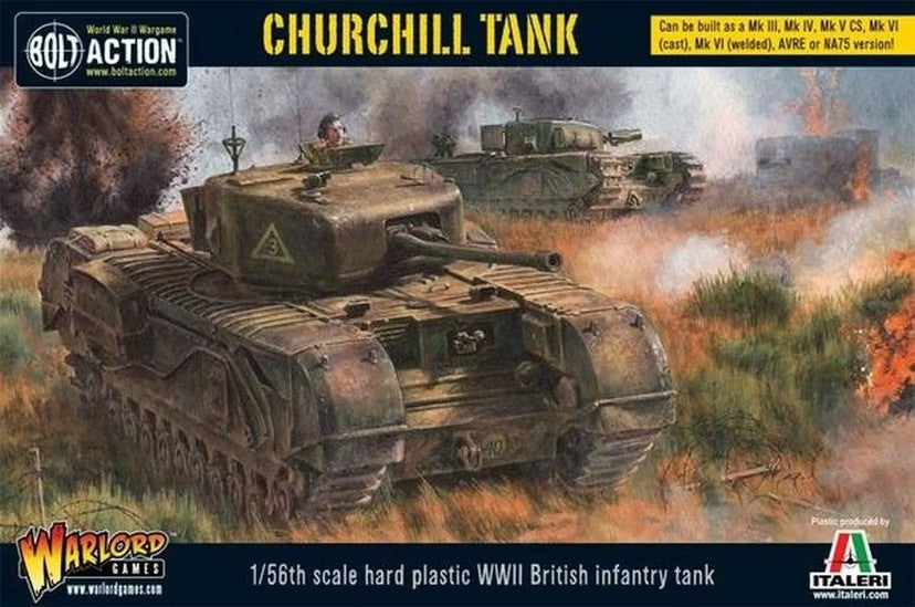 Warlord Games Bolt Action 1:56 Scale WWII Churchill Infantry Tank - (402011002)