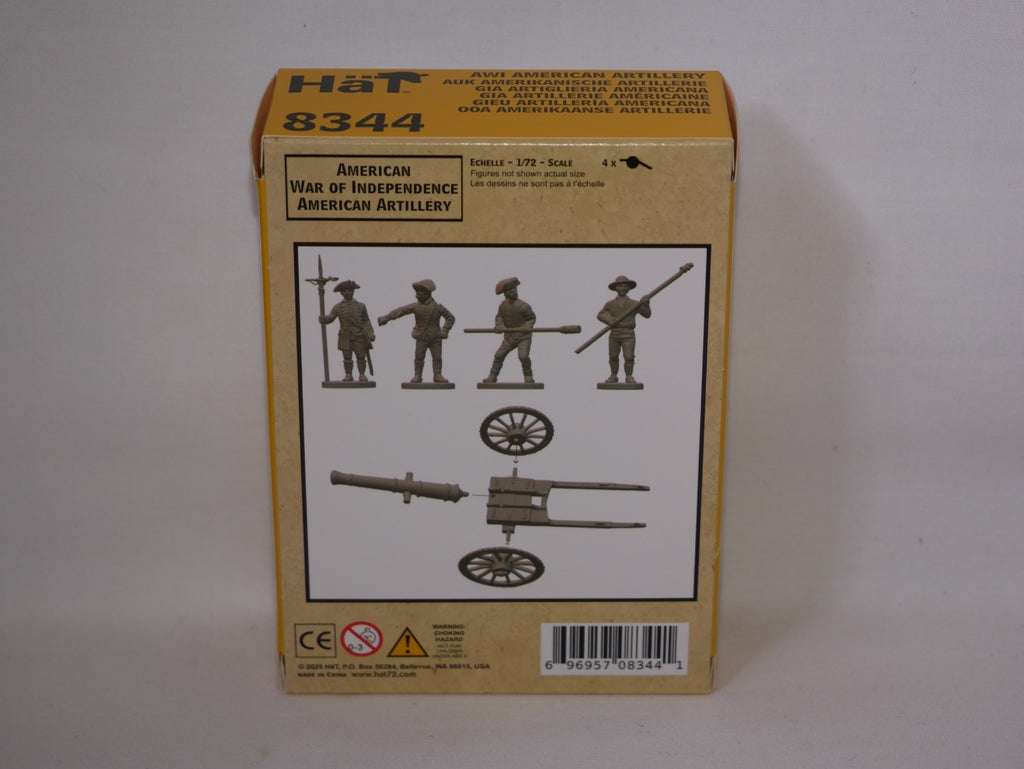 Hat Industrie 1:72 Scale American War Of Independence American Artillery - 8344