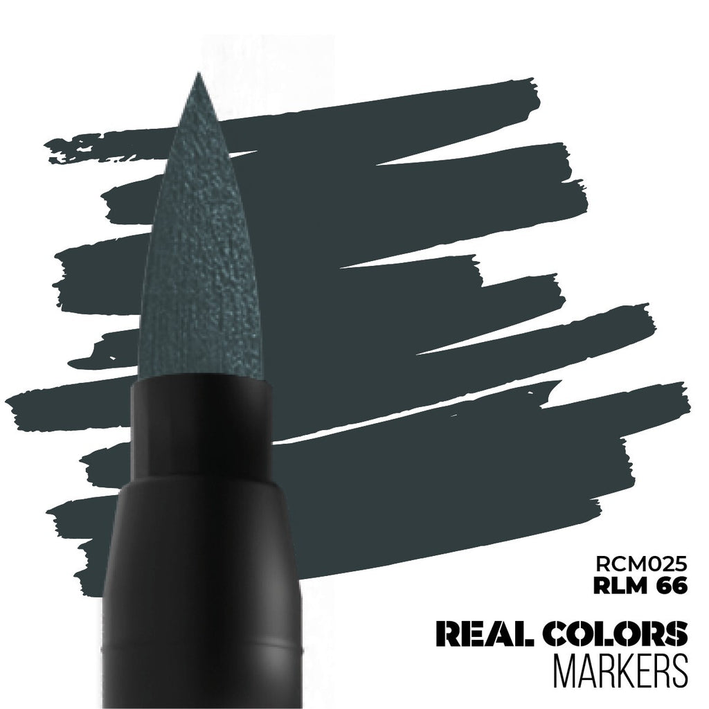 AK Interactive Real Colors Acrylic Fast Drying Paint Marker Pens RLM 66 - RCM025