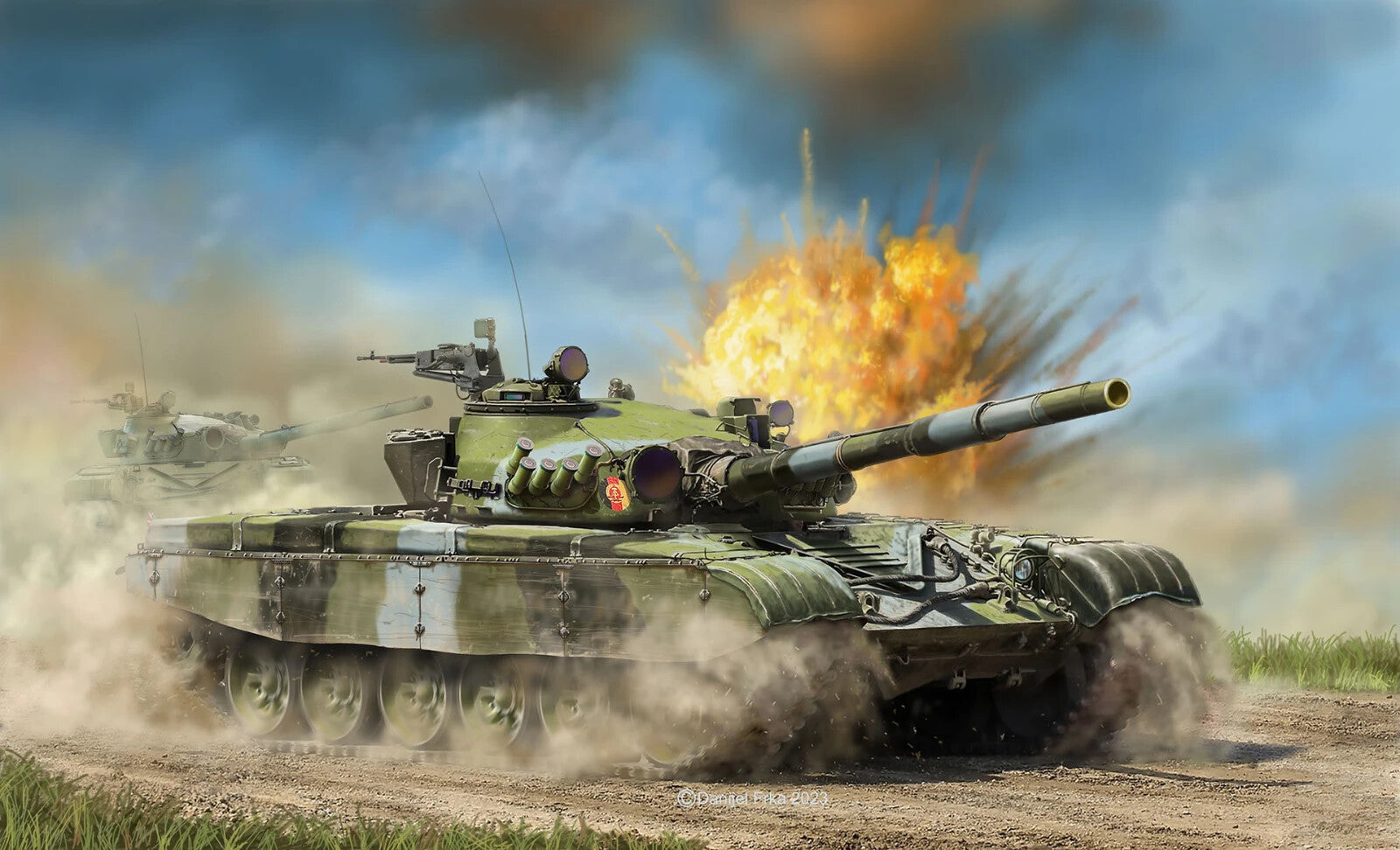 Revell 1:72 Scale T-72 M1 Soviet Main Battle Tank Model Kit Skill Level 4 03357