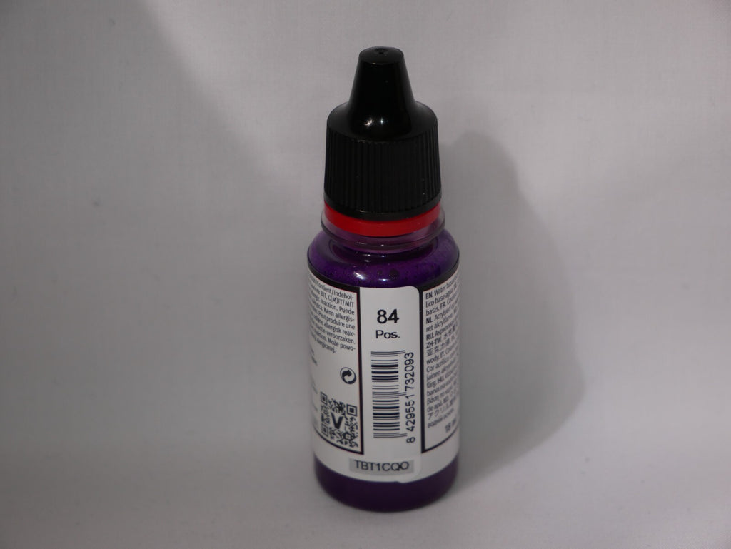 Vallejo Game Color Acrylic Washes Violet 18ml/0.6 fl oz Dropper Bottle - 73.209