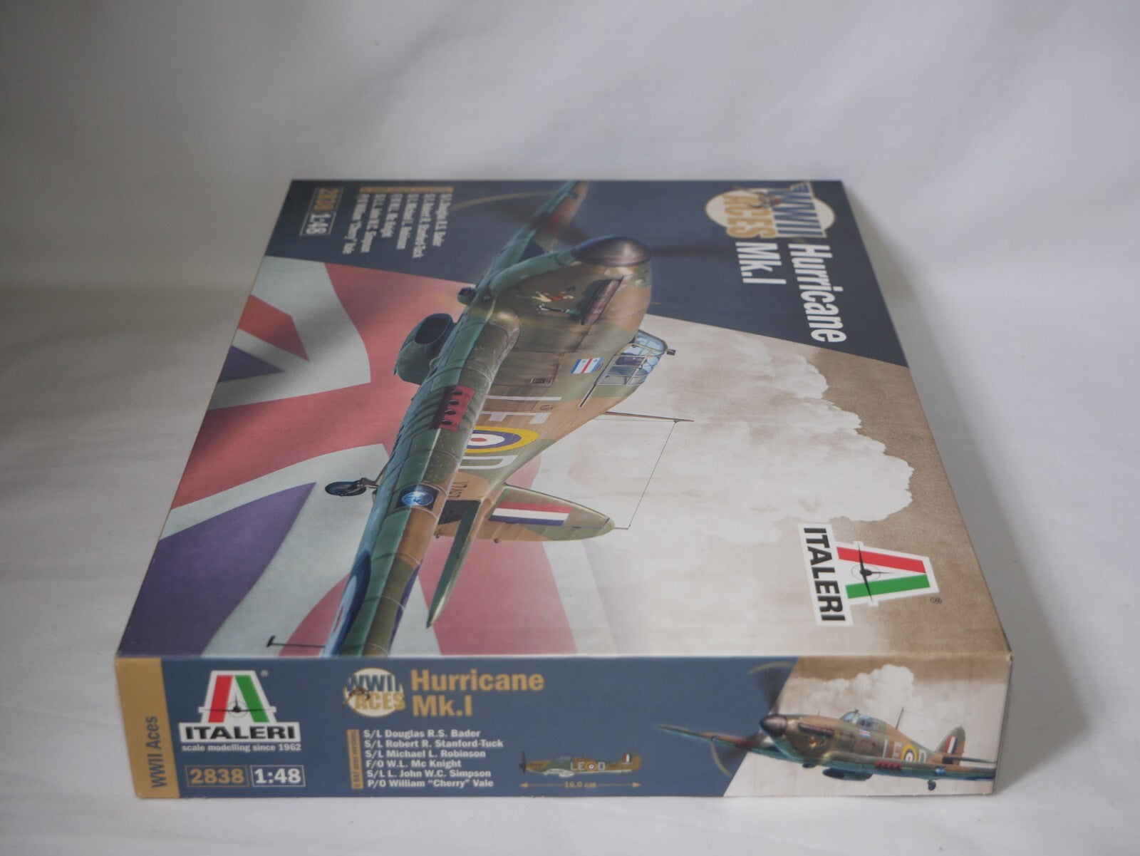 Italeri 1:48 Scale WW2 Aces Hawker Hurricane Mk.l Model Kit Skill Level 3 - 2838