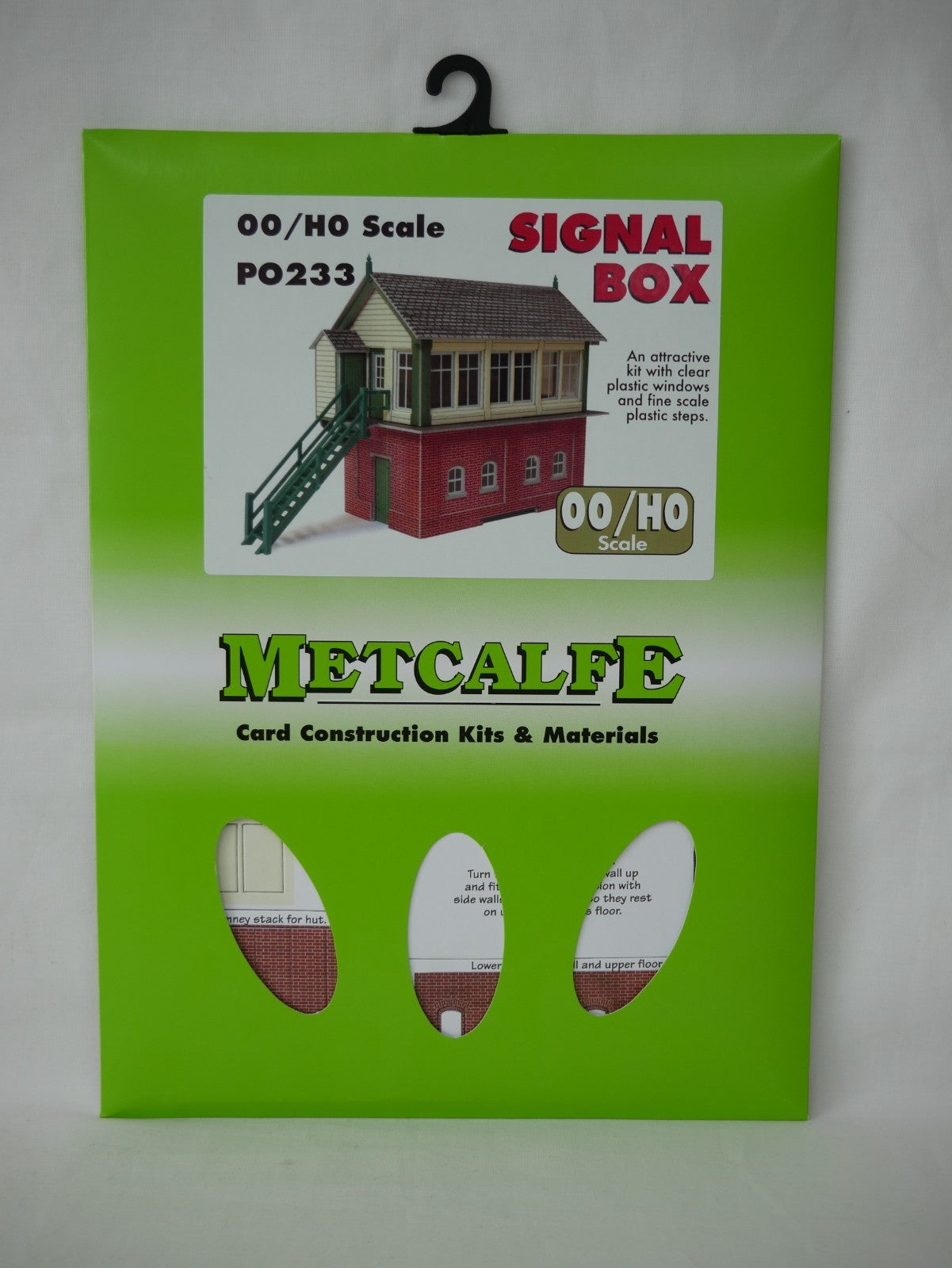 Metcalfe Card Construction Kits & Materials OO/HO Scale LNWR Signal Box - PO233