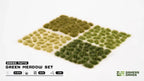 Gamers Grass Wild Green Meadow Tuft Set For Wargaming Bases (140) Per Pack - GGSET-GM