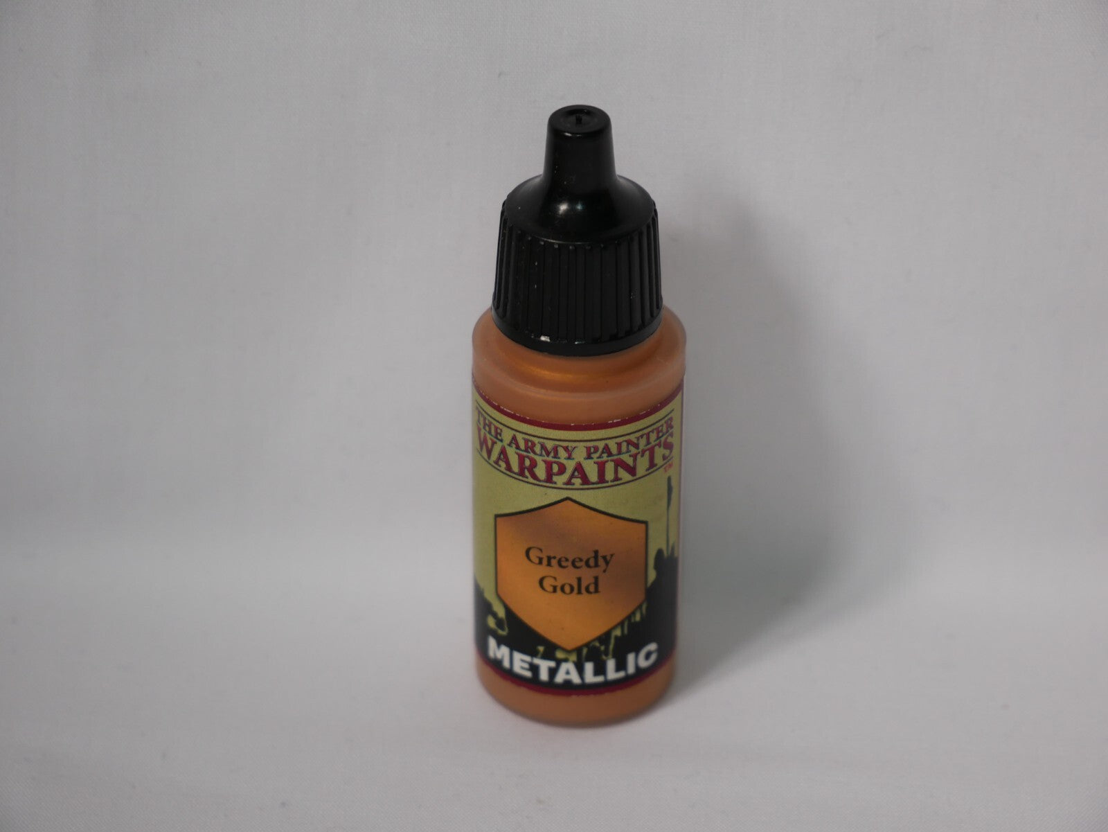 The Army Painter Warpaints Metallics Greedy Gold (18ml) Dropper Bottle - WP1132